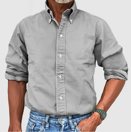 Bastian - Klassiek Oxford Casual Overhemd Heren