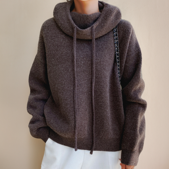 Sandra - Elegante Oversized Warme Grofgebreide Coltrui