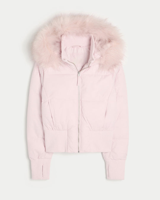 Joanne - Stijlvolle Gewatteerde Capuchon Winterjas