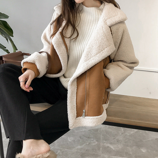 Élise - Shearling jas dames