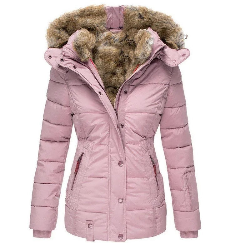 Laura - Stijlvolle Gevoerde Parka Winterjas