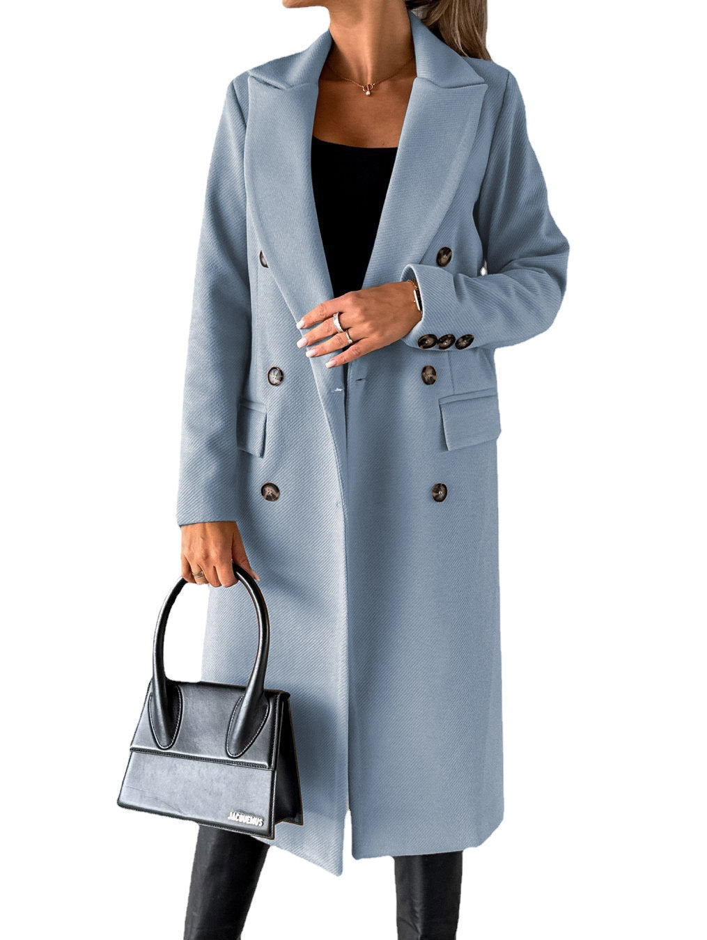 Claire - Elegante Wollen Mantel Winterjas