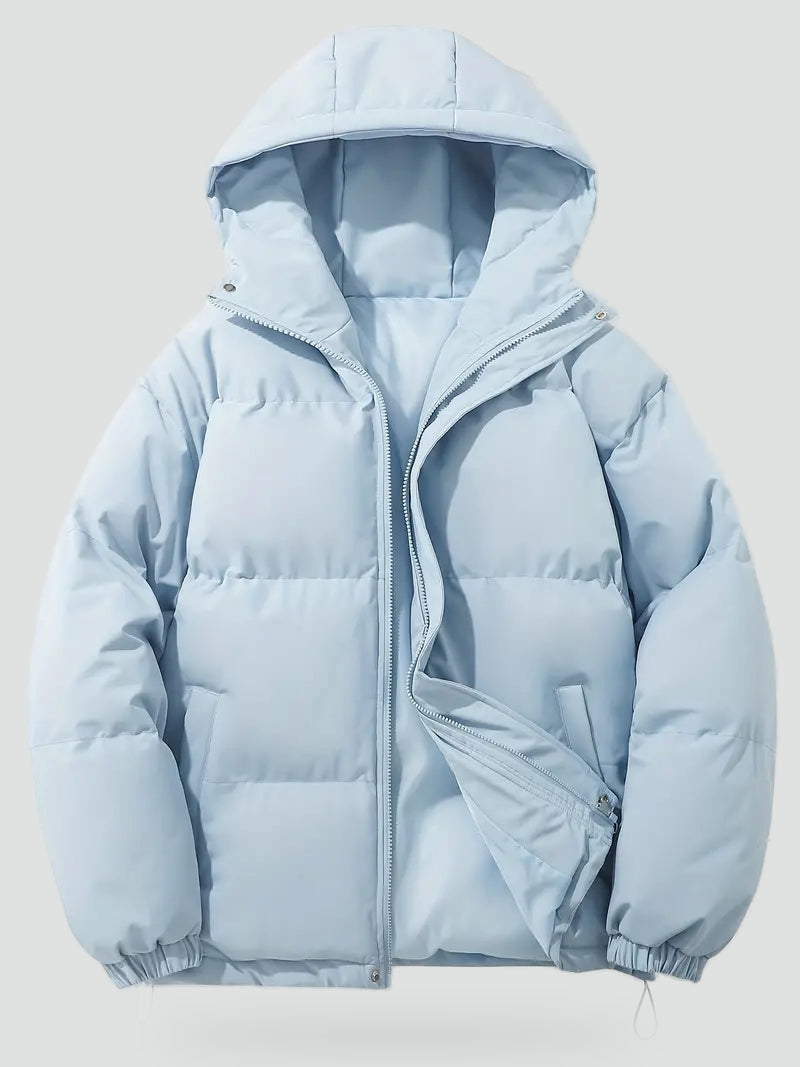 Annemarie - Elegante Korte Gewatteerde Winterjas