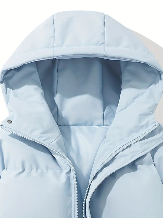 Annemarie - Elegante Korte Gewatteerde Winterjas