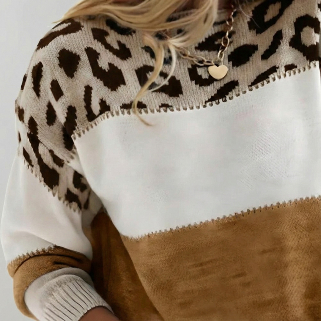Louise | Stijlvolle Luipaard Print Trui