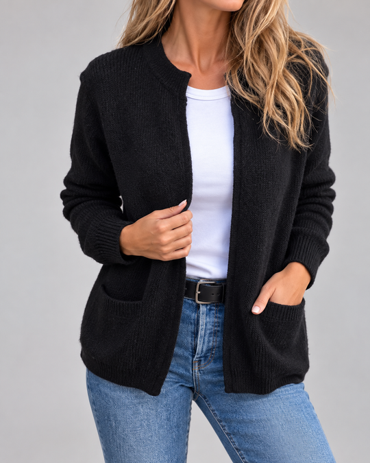 Patricia - Elegant Fijngebreid Rits Vest