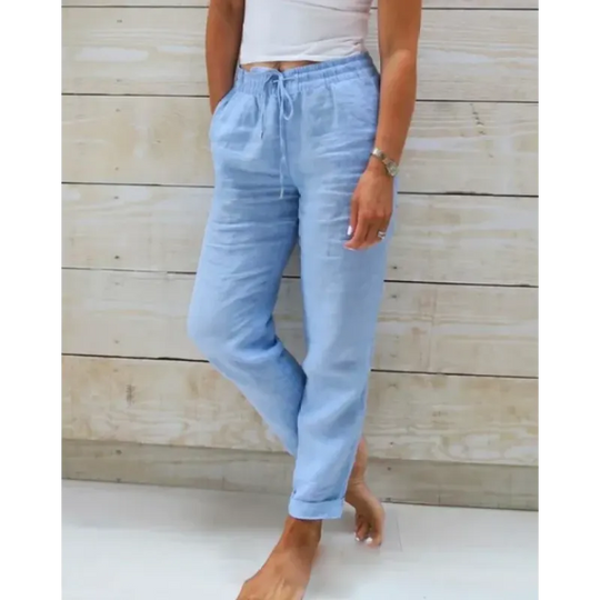 Emma - Linnen broek dames