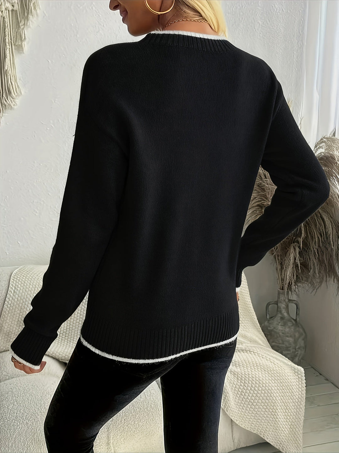 Caroline - Elegante Warme Gebreide Trui
