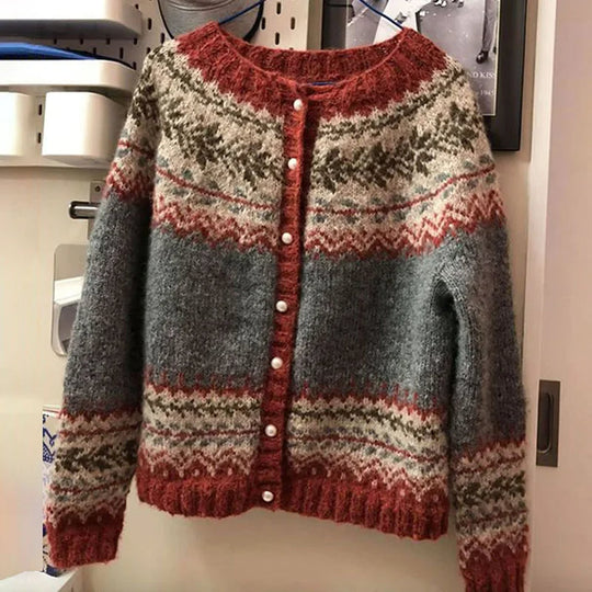 Jolanda | Stijlvol Noors Gebreid Vest