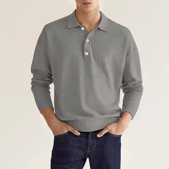 Liam - Heren polo lange mouw