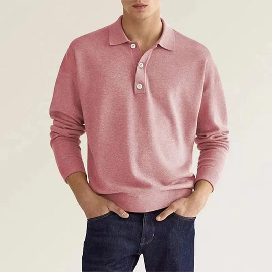 Liam - Heren polo lange mouw