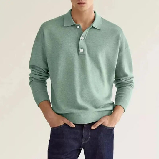 Liam - Heren polo lange mouw