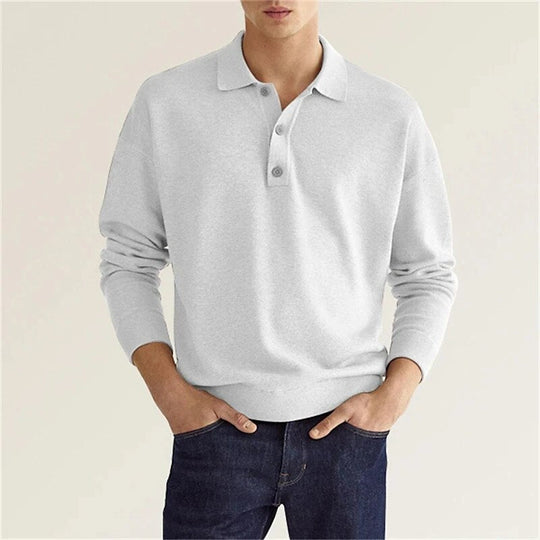 Liam - Heren polo lange mouw