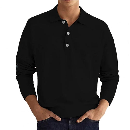 Liam - Heren polo lange mouw