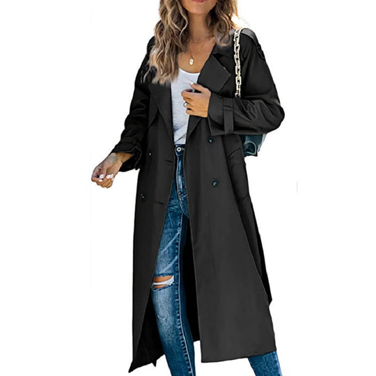 Zara - Trenchcoat Lang Elegant Dames