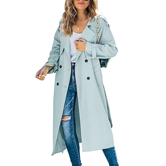 Zara - Trenchcoat Lang Elegant Dames