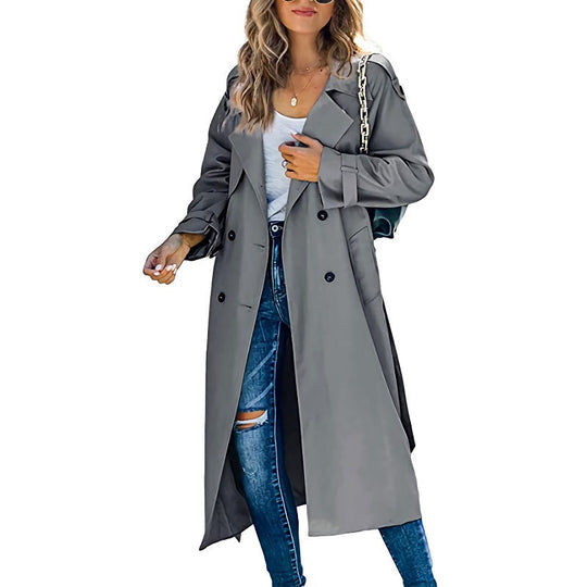 Zara - Trenchcoat Lang Elegant Dames
