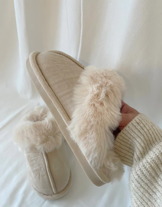 Mila – Beige teddybeerschoenen, stijlvol en warm voor dagelijks gebruik