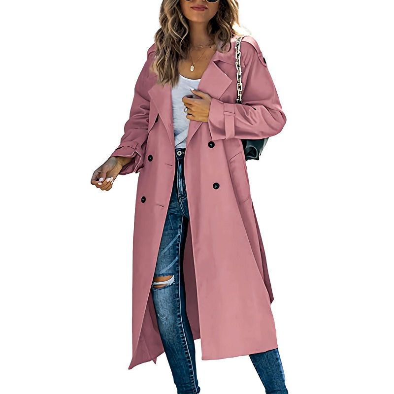 Zara - Trenchcoat Lang Elegant Dames