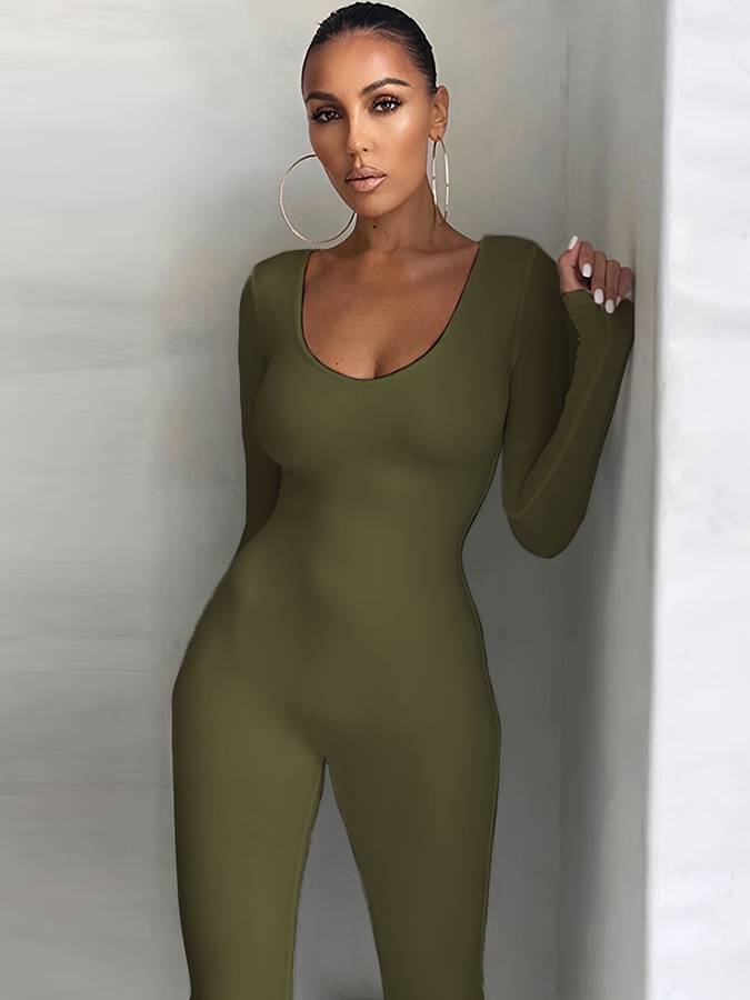 Variant image for Shaine - Feestelijke Zwarte Jumpsuit - Strak en Flatterend - Dames-17