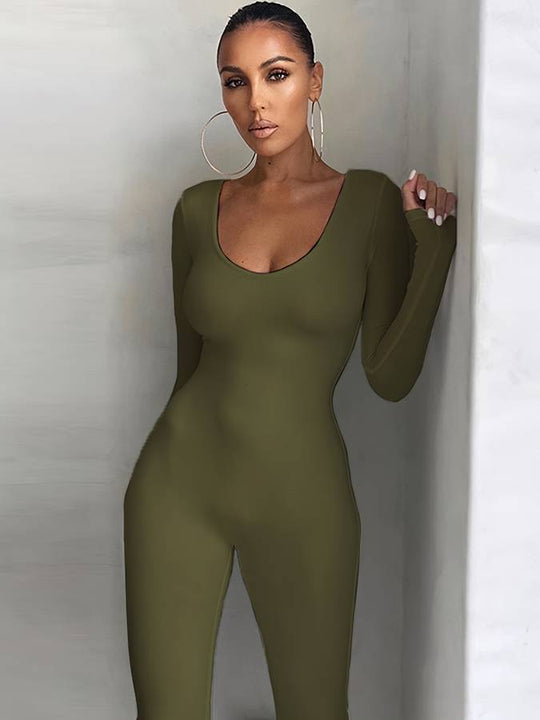 Variant image for Shaine - Feestelijke Zwarte Jumpsuit - Strak en Flatterend - Dames-17