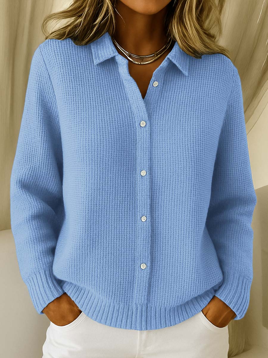 Renate - Elegant Oversized Knopen Vest