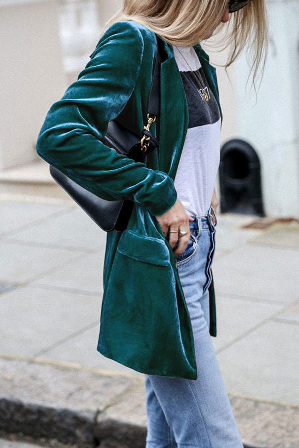 Claire - Blazer dames velours