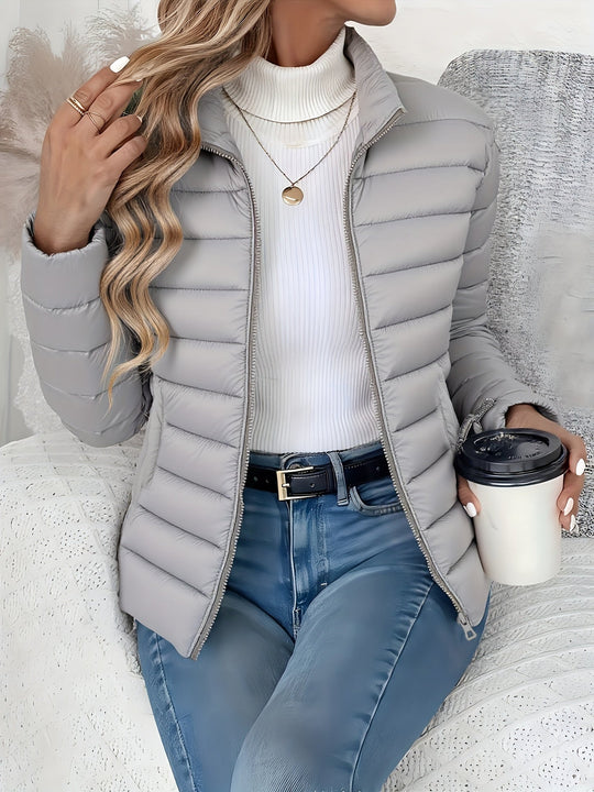 Monica - Elegante Gewatteerde Winterjas