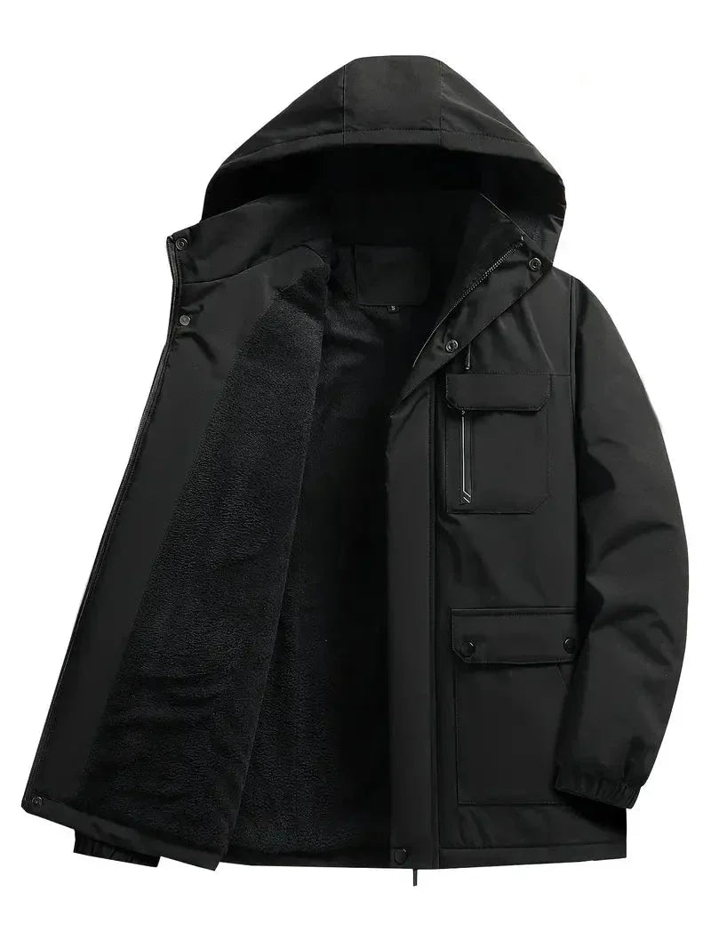 Francesco | Stijlvolle Warme Fleece Gevoerde Parka