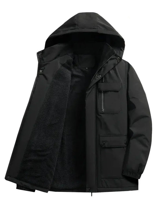Francesco | Stijlvolle Warme Fleece Gevoerde Parka
