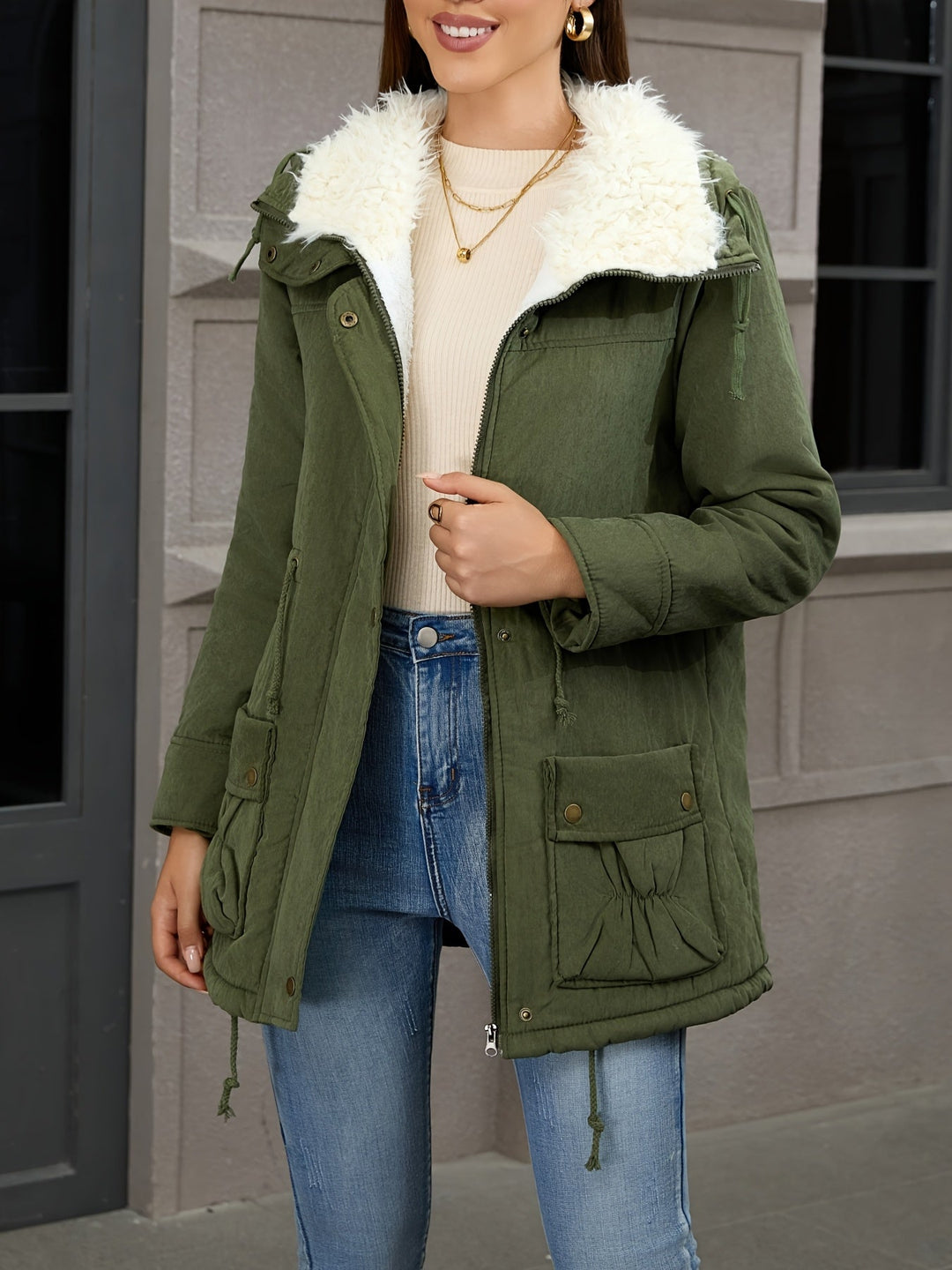 Emma - Elegante Gewatteerde Parka