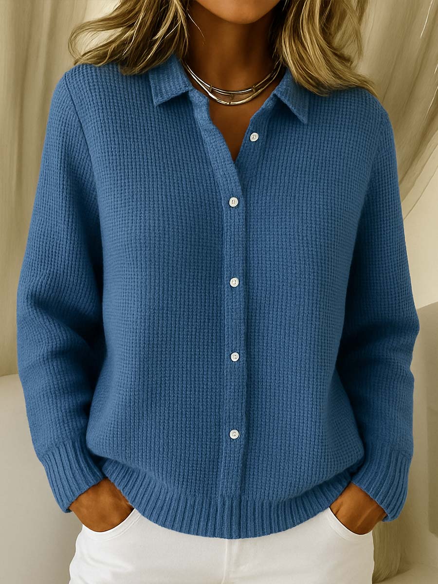Renate - Elegant Oversized Knopen Vest