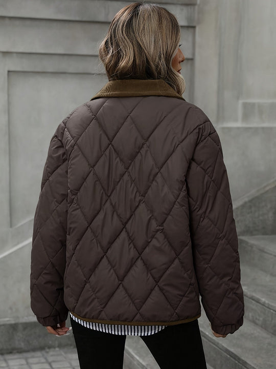 Julie - Stijlvolle Oversized Gewatteerde Jas