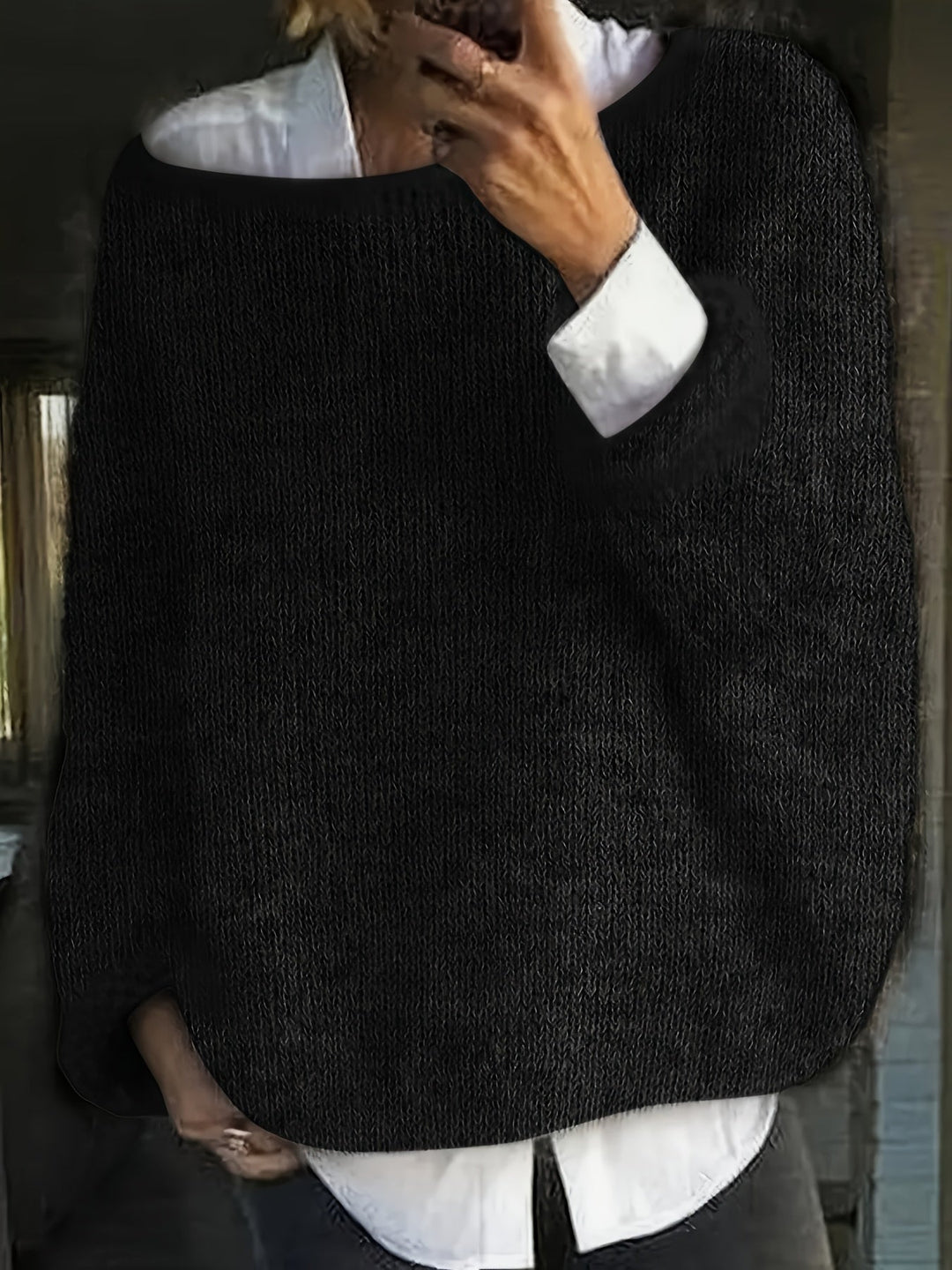 Alison - Elegante Oversized Ronde Hals Trui