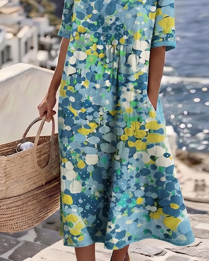 Anouk - Luchtige Linnen Zomerjurk