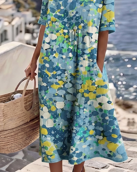 Anouk - Luchtige Linnen Zomerjurk