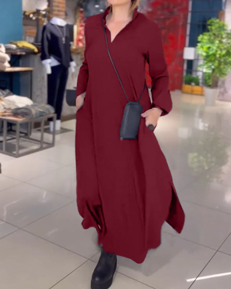 Casual Maxi Jurk Dames Lang - Sofia