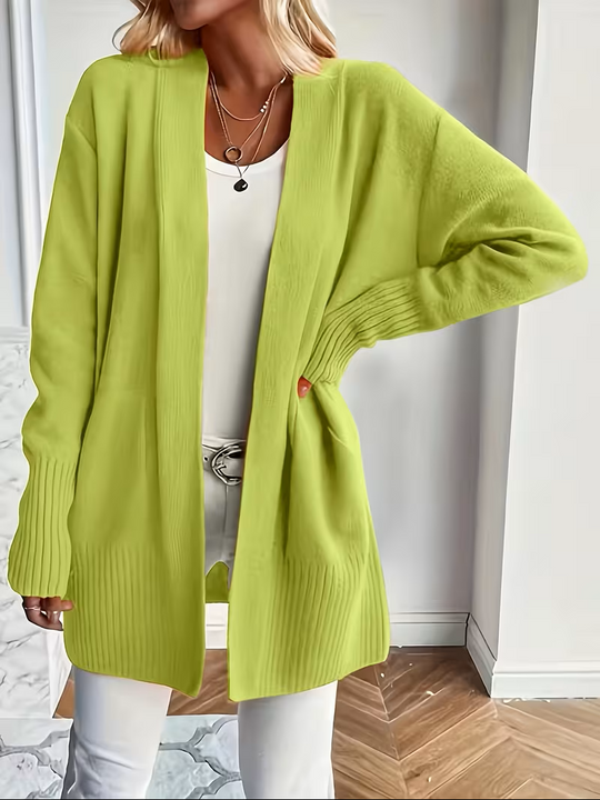 Ellen - Elegant Oversized Ribgebreid Vest