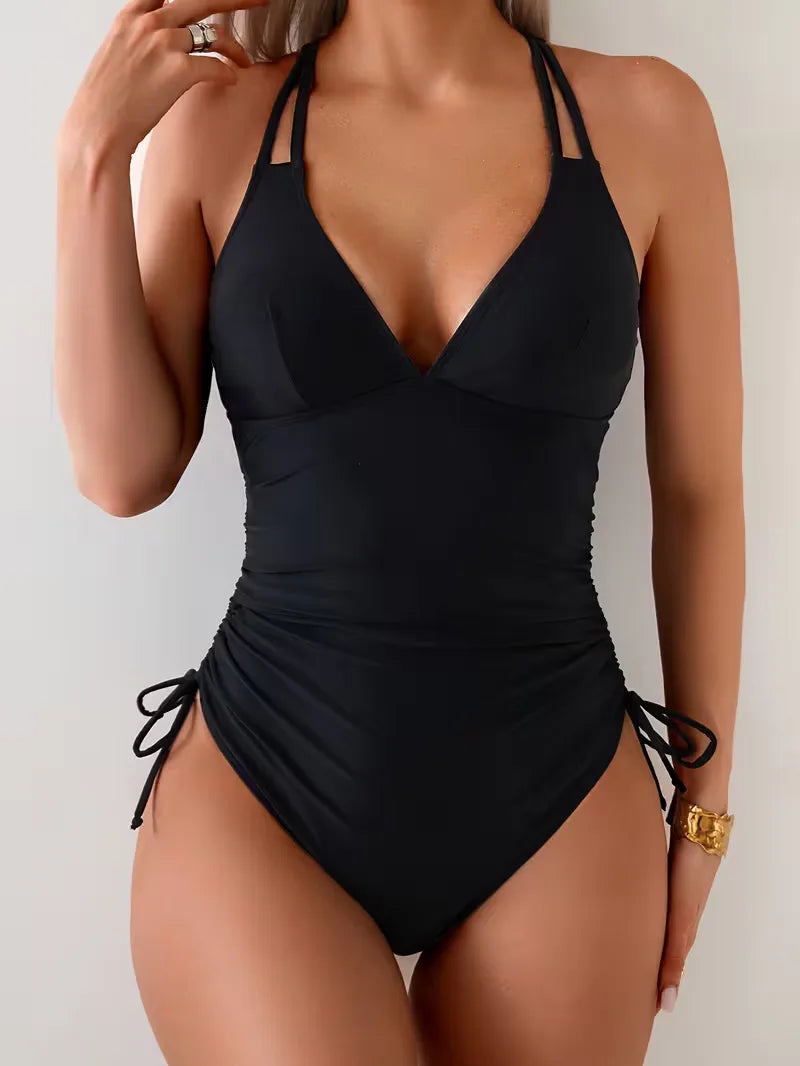 Sandra - Sexy Corrigerend Badpak met V-hals