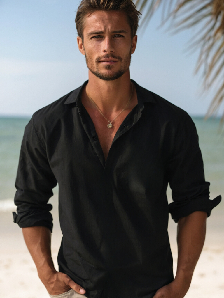 Lucas - Casual Linnen Overhemd Heren