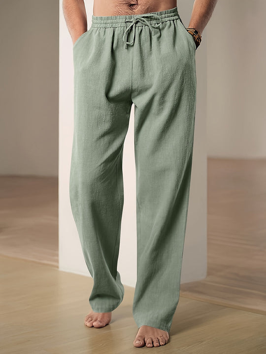 Rocco - Luchtige Linnen Broek Heren