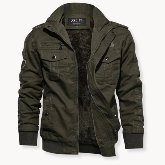 Federico - Casual Teddy Gevoerde Winterjas