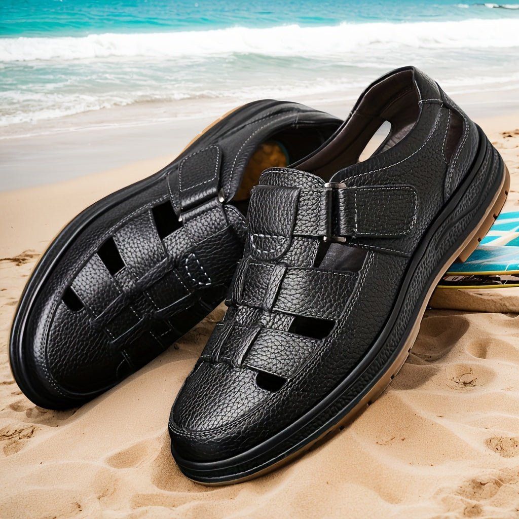 Bruno - Comfortabele Leren Sandalen Heren