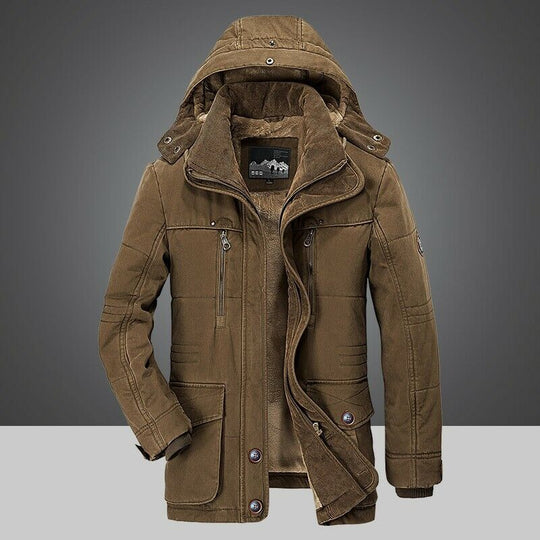 Victor - Stijlvolle Gevoerde Parka Winterjas