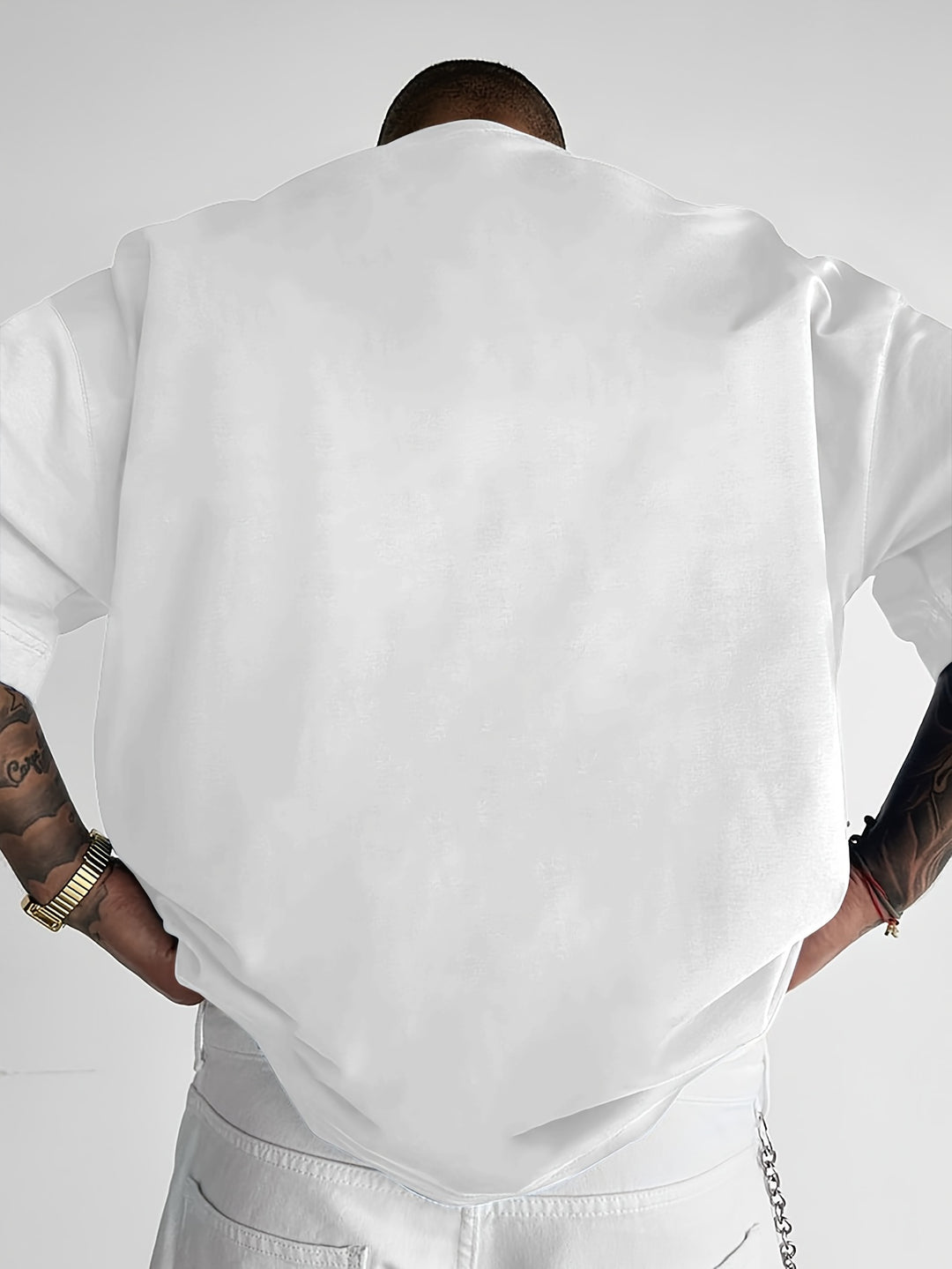 Adrian - Casual Print T-Shirt Heren