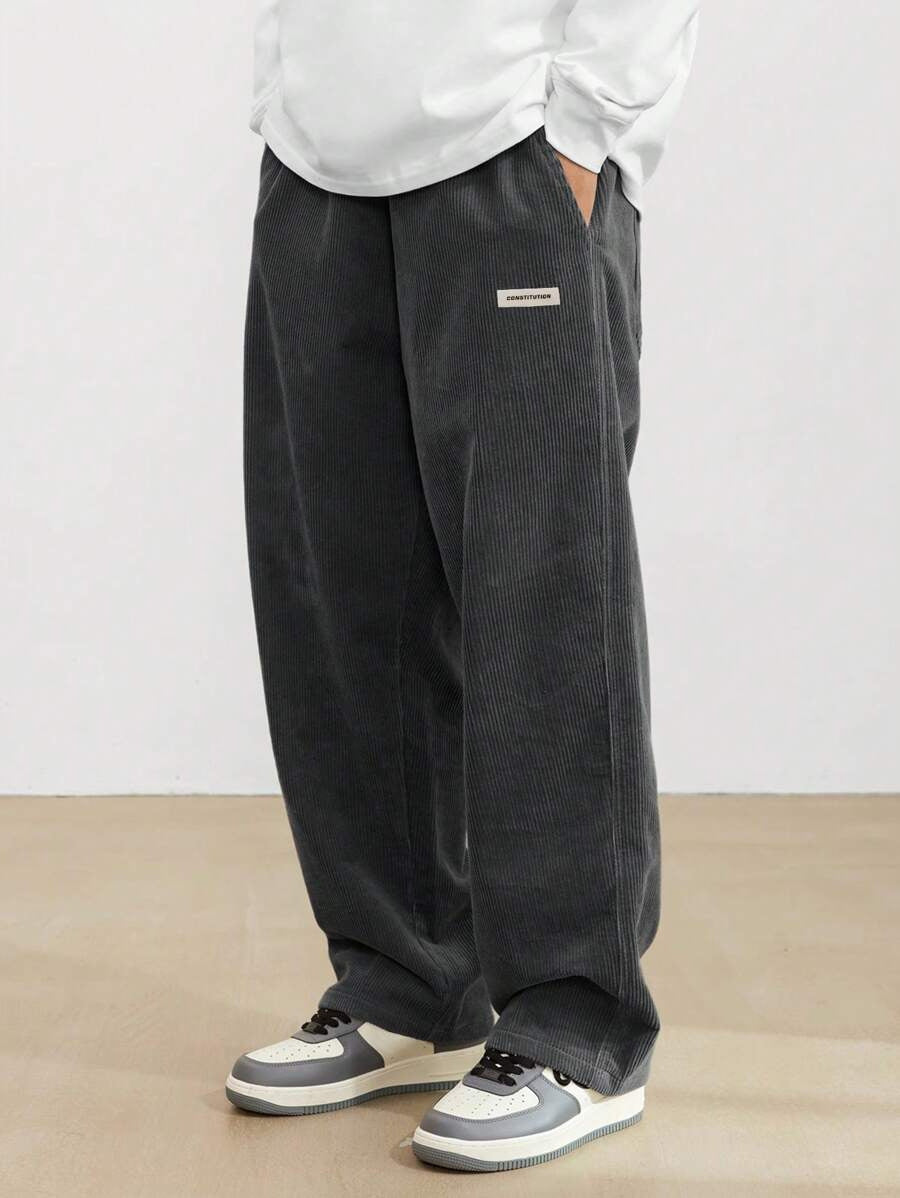 Drew - Comfortabele Corduroy Broek Heren