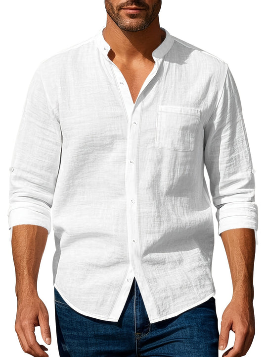 Antonio - Casual Linnen Overhemd Heren