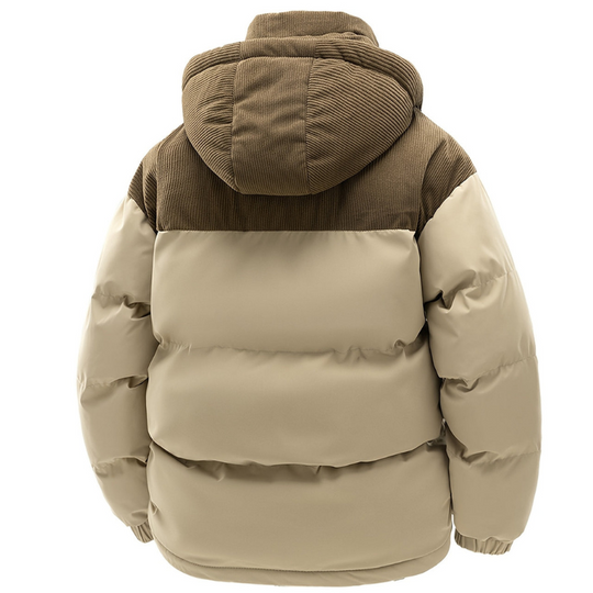 Mason - Klassieke Gewatteerde Corduroy Winterjas