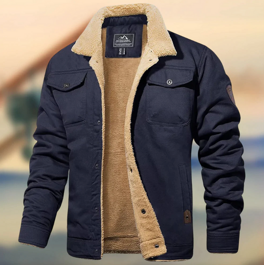 William - Klassieke Teddy Gevoerde Winterjas