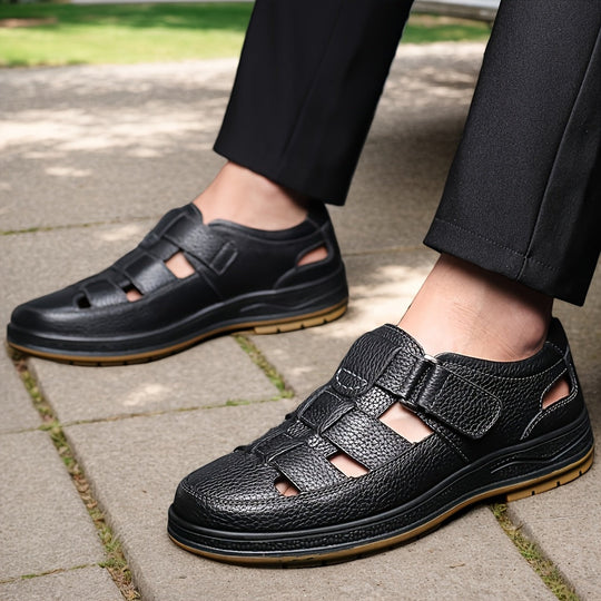 Bruno - Comfortabele Leren Sandalen Heren